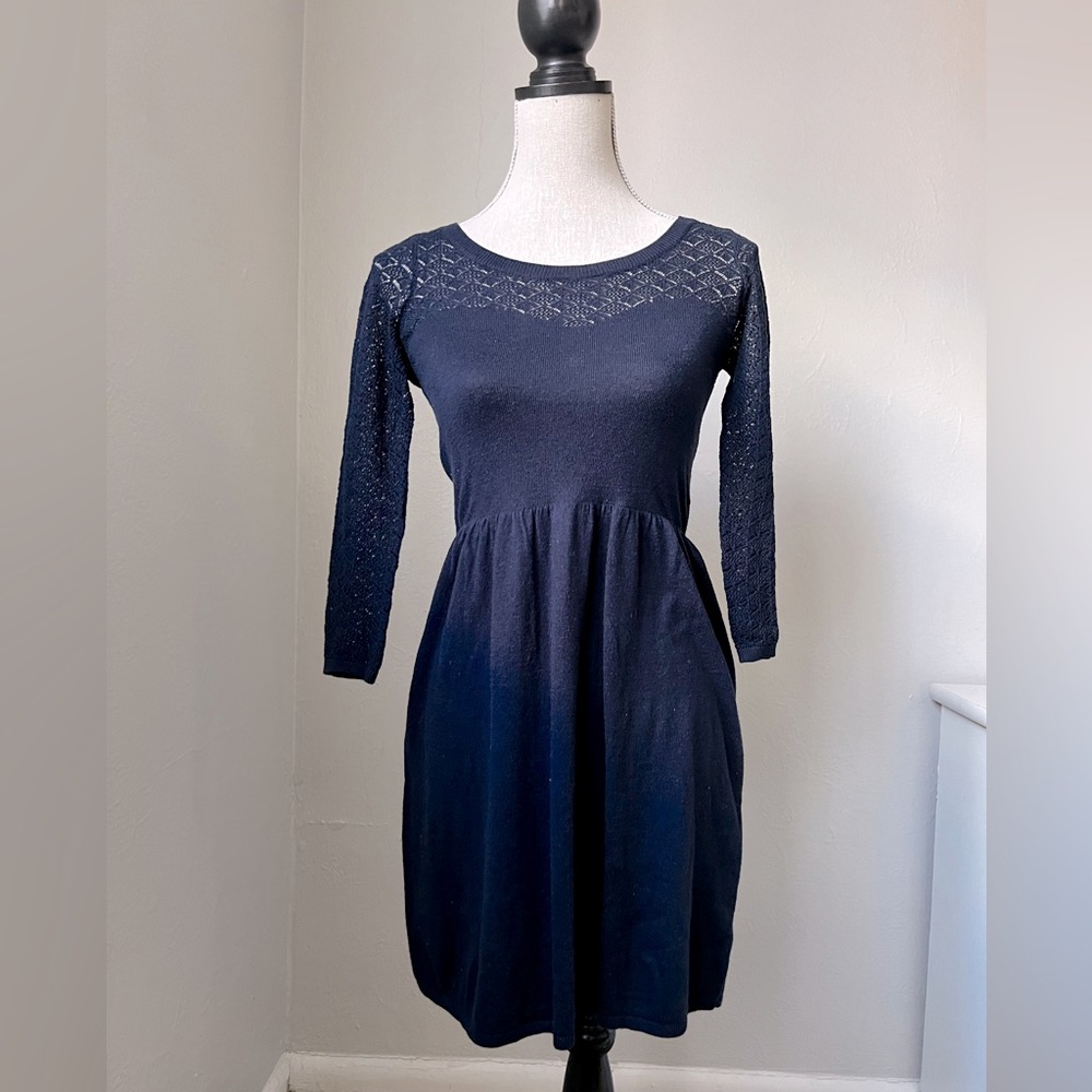American Eagle Outfitters navy sweater dress size xsmall